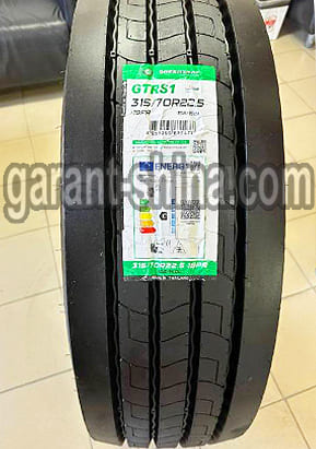 Greentrac GTRS1 (рулевая) 315/70 R22.5 156/150L 18PR - Фото реального протеткора с этикеткой